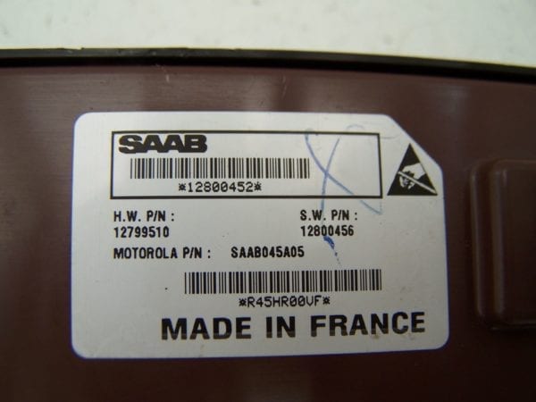 Saab 9-3 Rear right door window switch 12799510 ( 2003-2006)