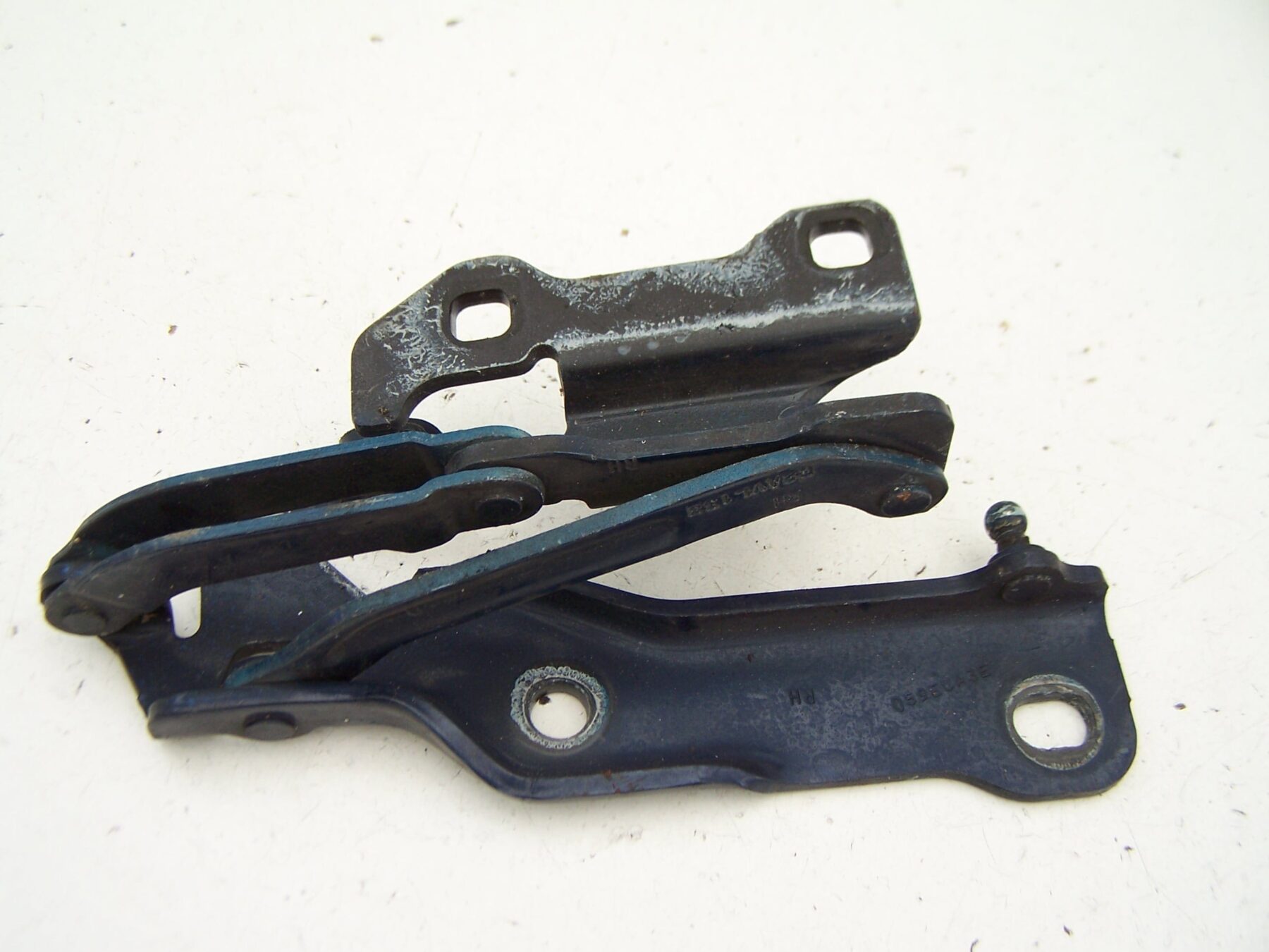 Jaguar XJ8 front right blue bonnet hinge (2003-2006)