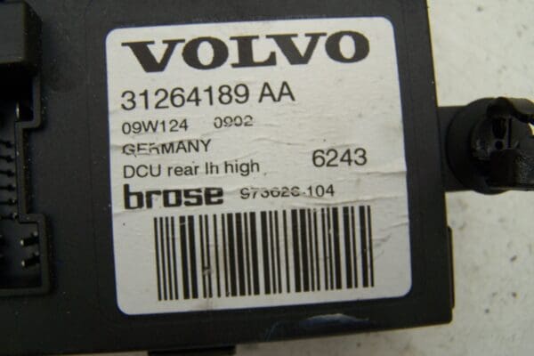 Volvo V50 rear left door window motor ( 2008-2012)